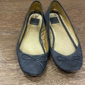 Dolce Vita BALLET Flats Black Bow Women's 8